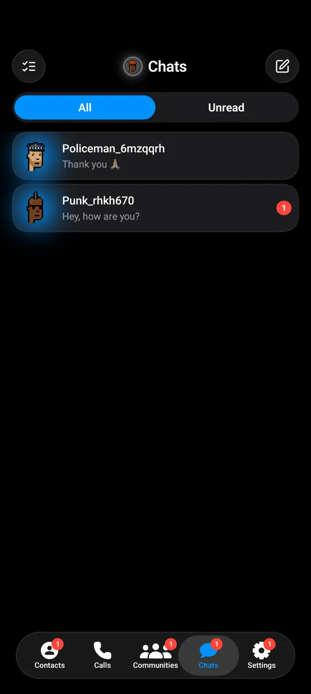Android: Chats